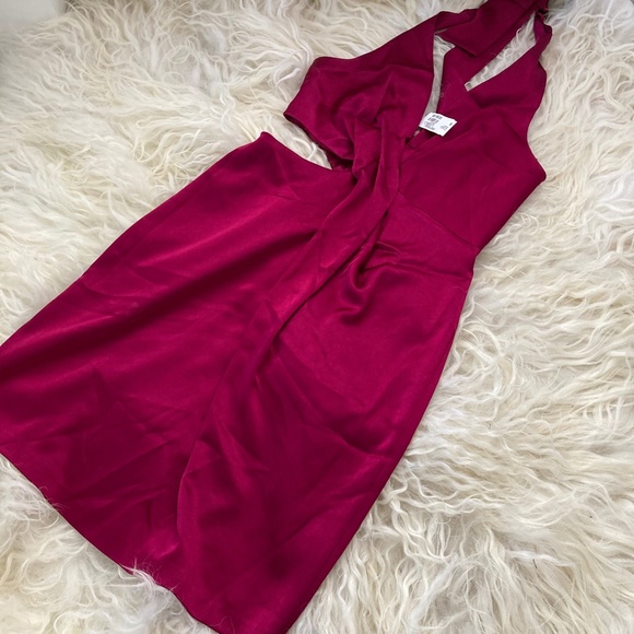 Halston Heritage Evening Gown Purple Dress - Picture 4 of 8